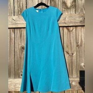 Akris Punto Teal Blue Dress from Neiman Marcus Size 12 US Euro 44